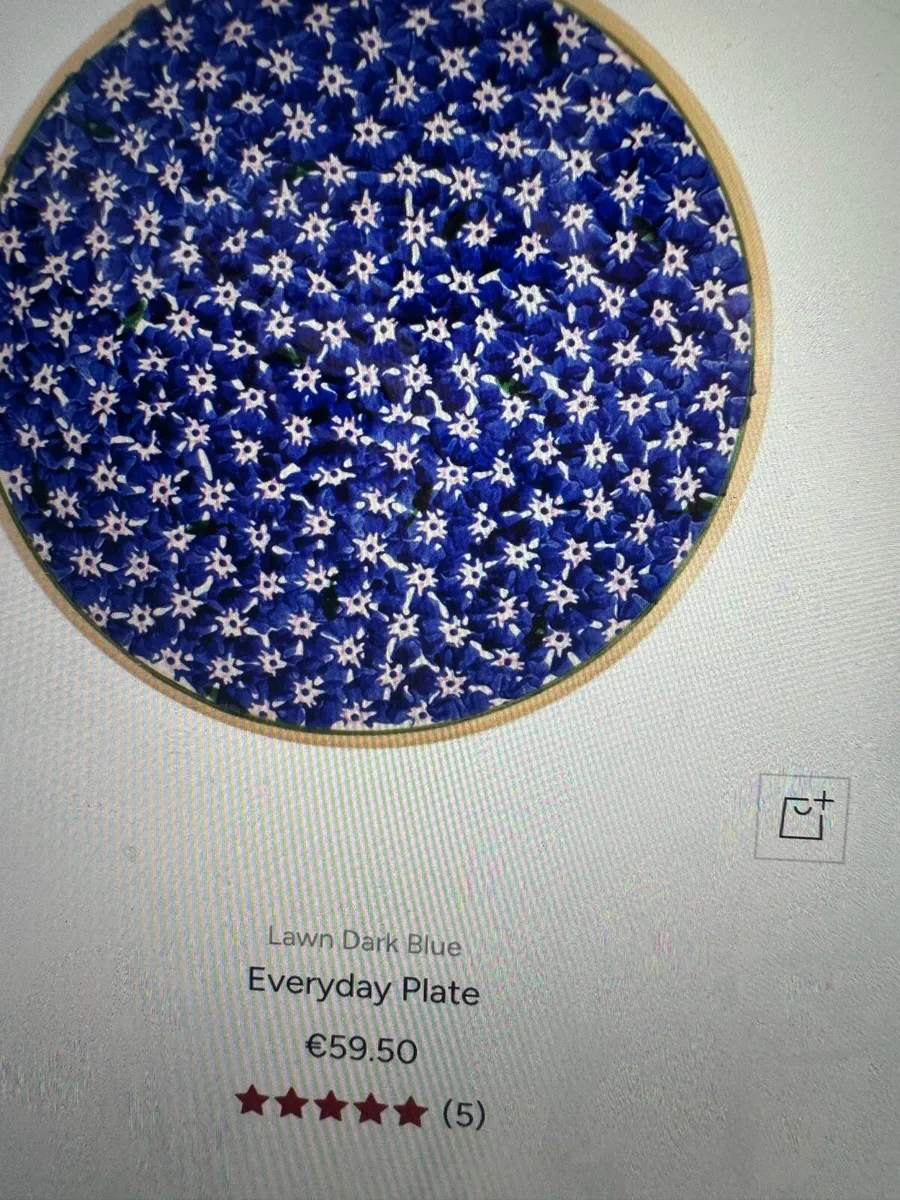 Nicholas Mosse Dark blue lawn dinner - Image 3