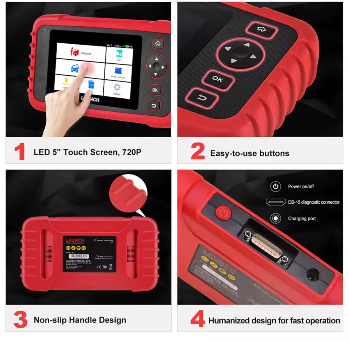 LAUNCH CRP123X V2.0 OBD2 Scanner Car Code Reader - Image 1