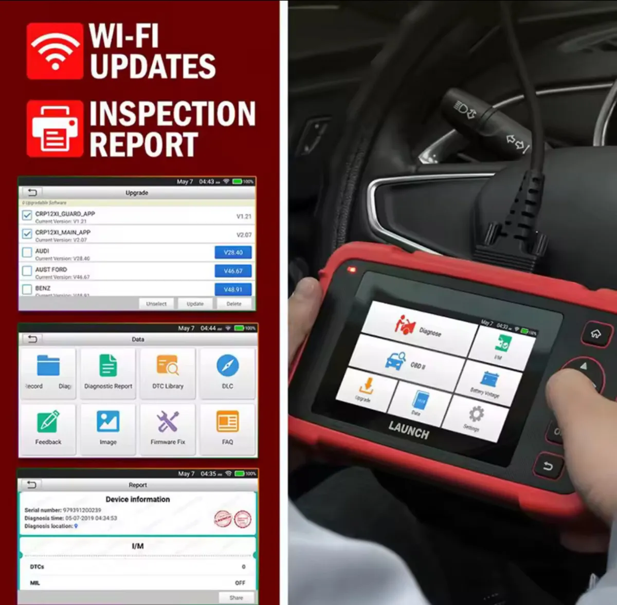 LAUNCH CRP123X V2.0 OBD2 Scanner Car Code Reader - Image 3