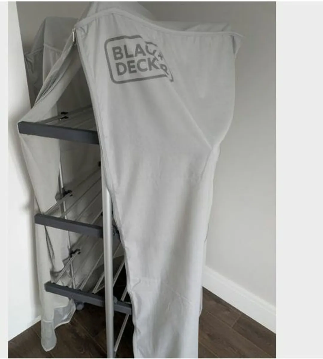 BLACK+DECKER Clothes Airer with Cover - Image 1