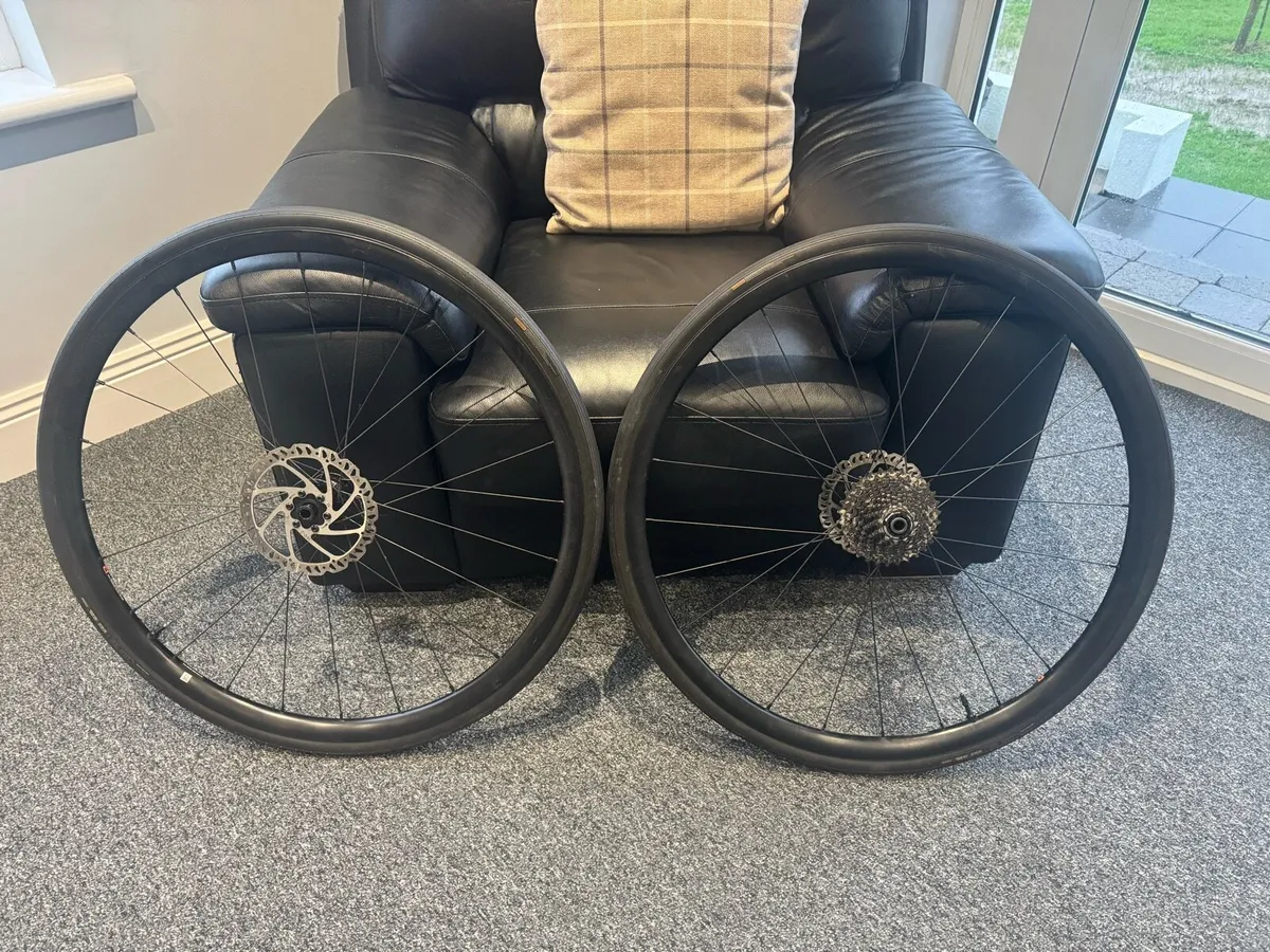 Giant road bike wheels - Image 1