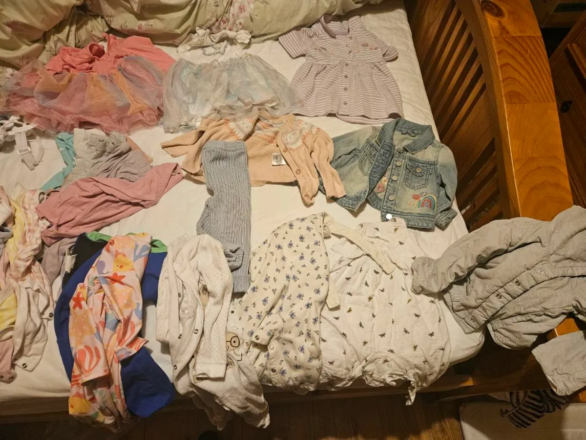 6 -9 month girl bundle - Image 1