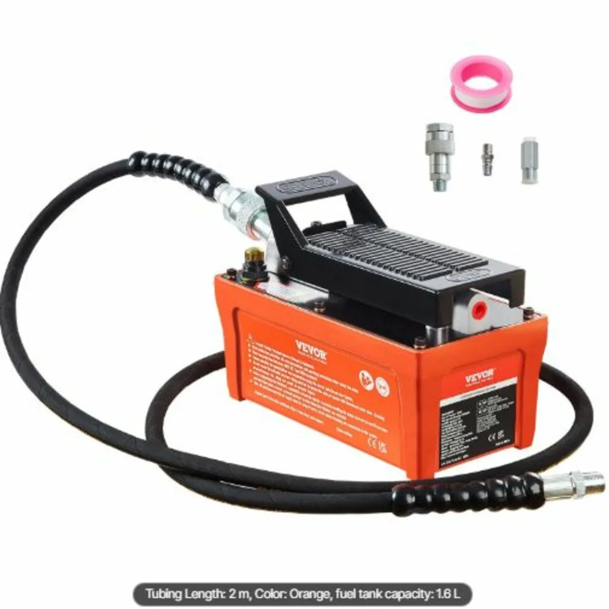 Air Hydraulic Pump,6895 bar1.9L Reservoir,NPT 10mm - Image 1