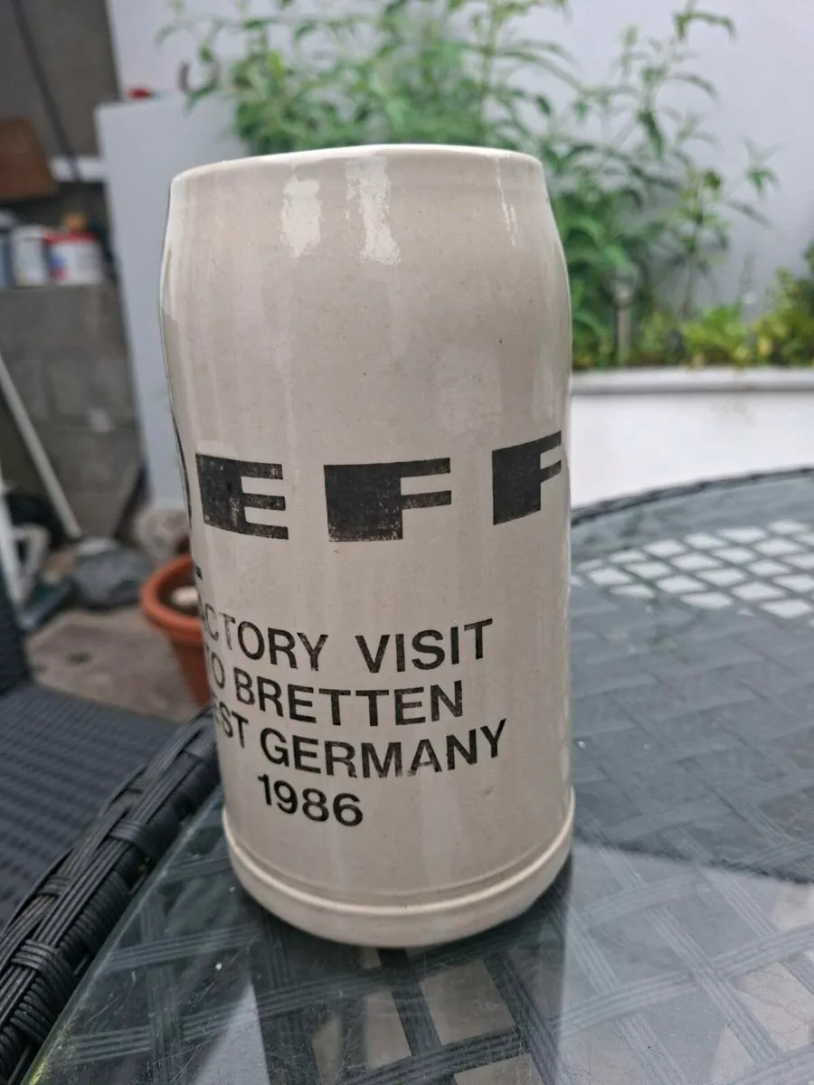 Vintage 1986 German Promotional 1L Beer mug - Image 1
