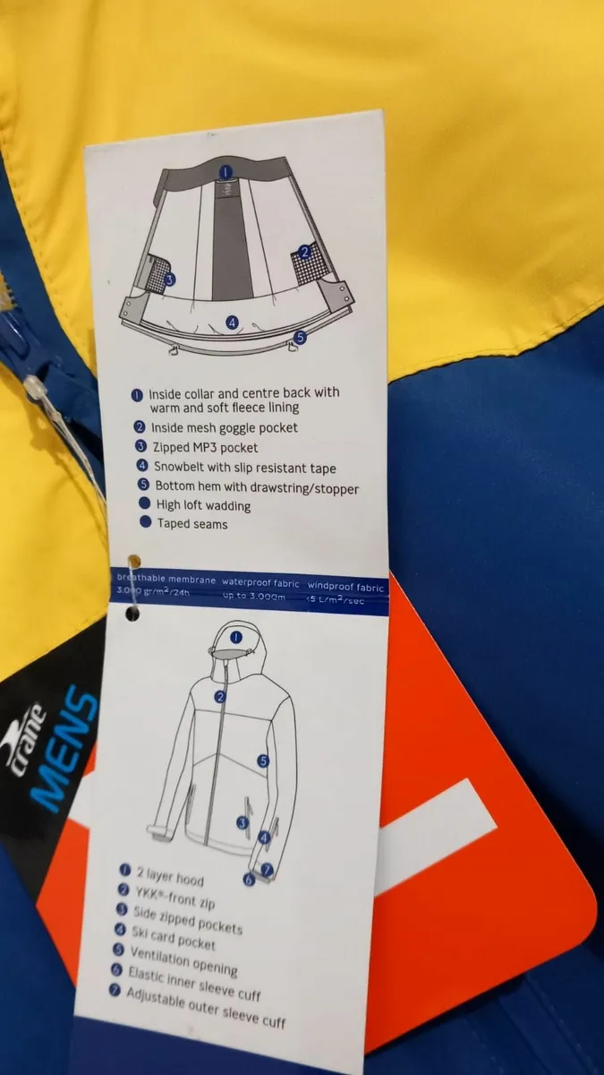 Ski Jacket NEW Mens XL - Image 2