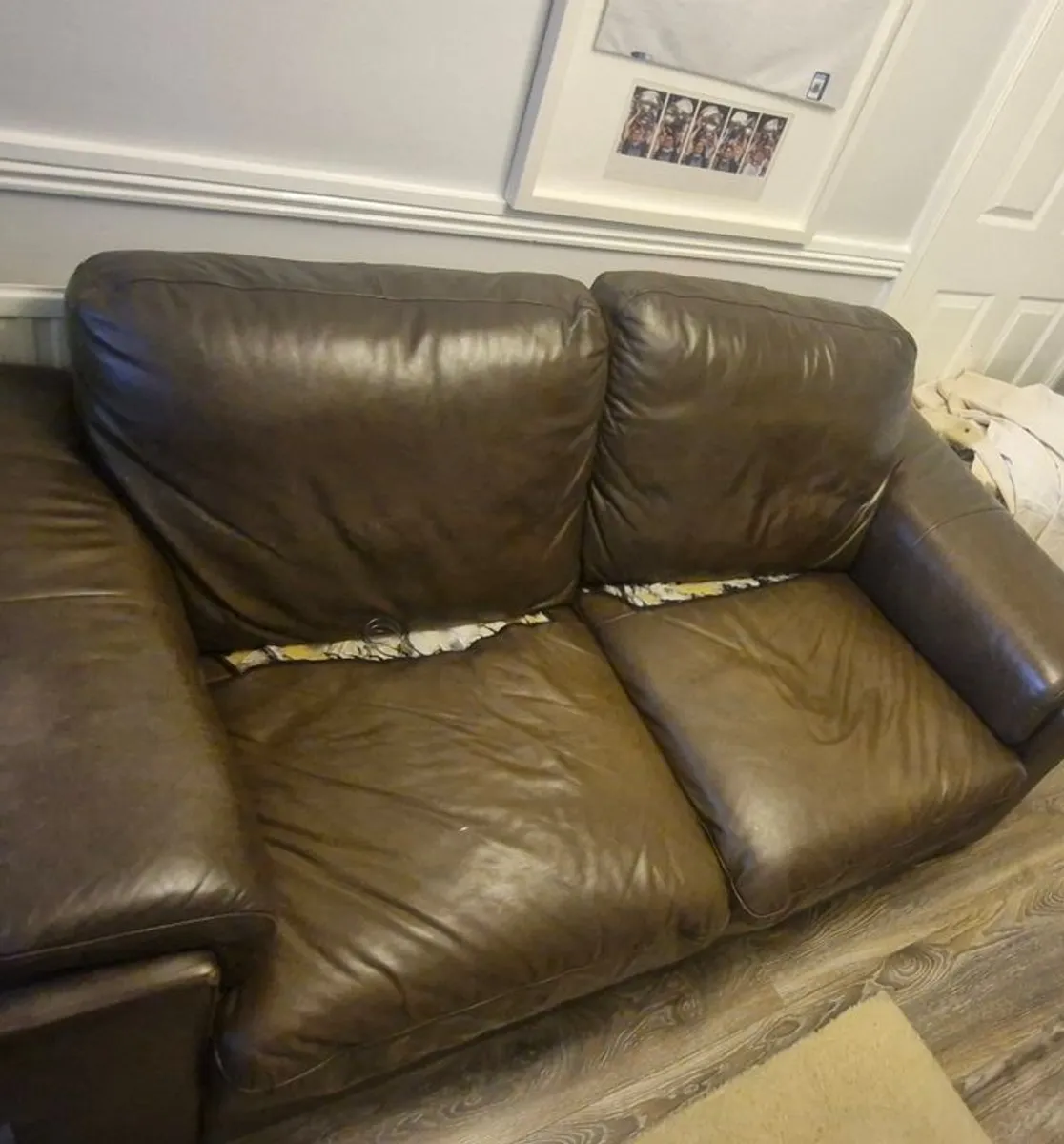 Leather Sofa - Image 1