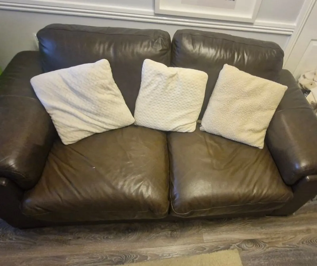Leather Sofa - Image 2