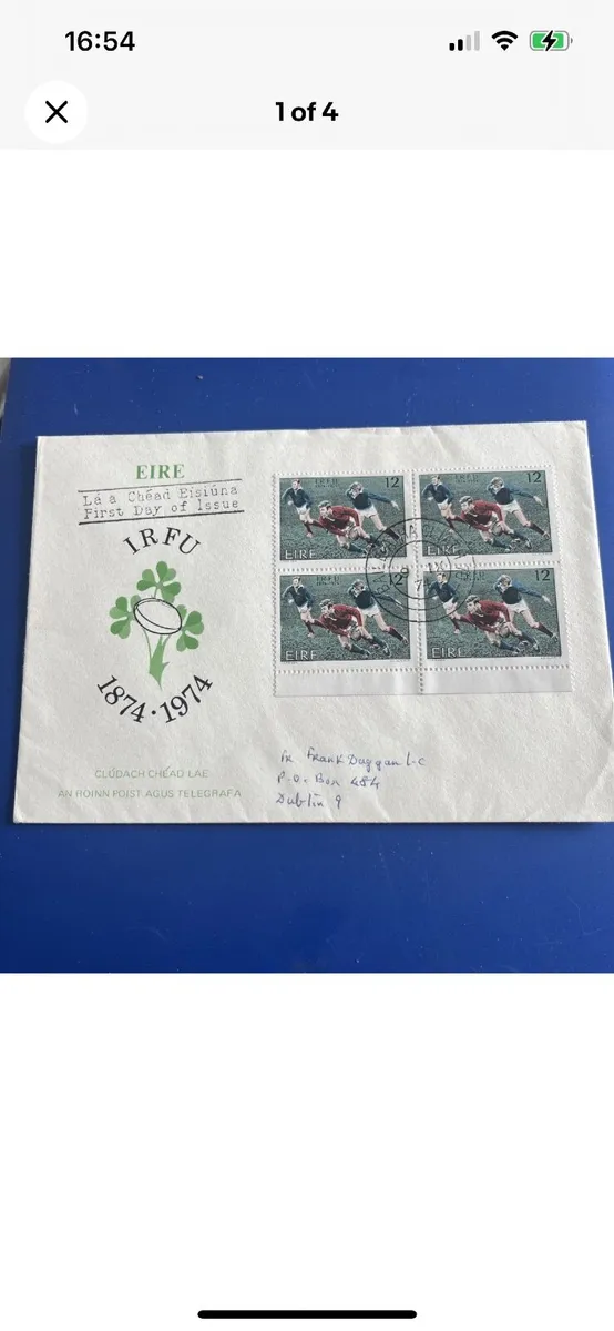 Stamps first day cover