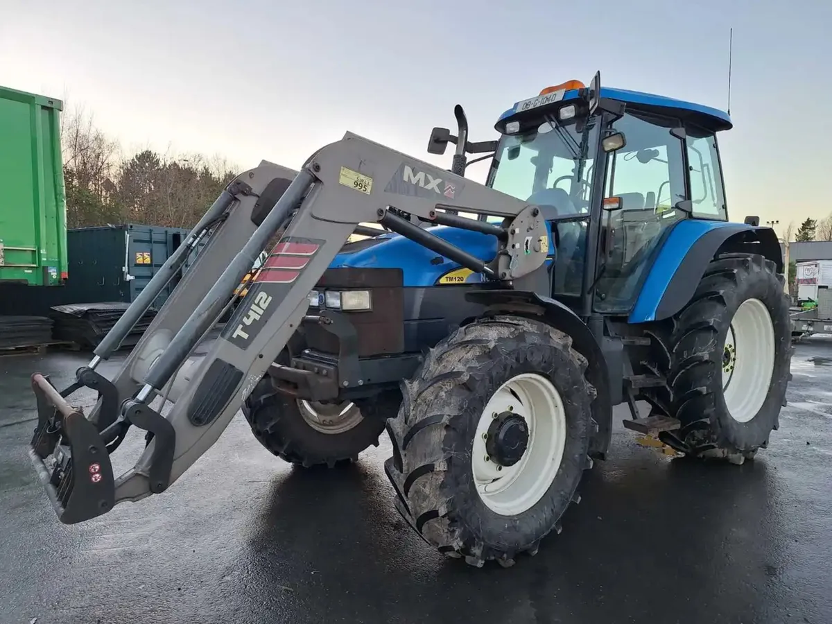 2008 New Holland TM120 Tractor For Auction - Image 1
