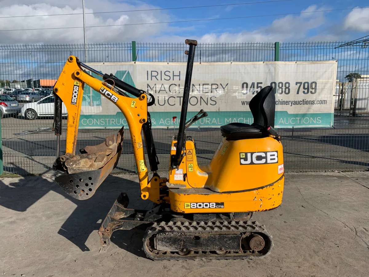 BID ONLINE NOW - 2018 JCB 8008CTS MINI EXCAVATOR - Image 2