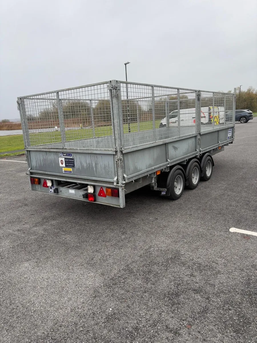 Iforwillams 16x6.6 drop side try axle trailer - Image 2