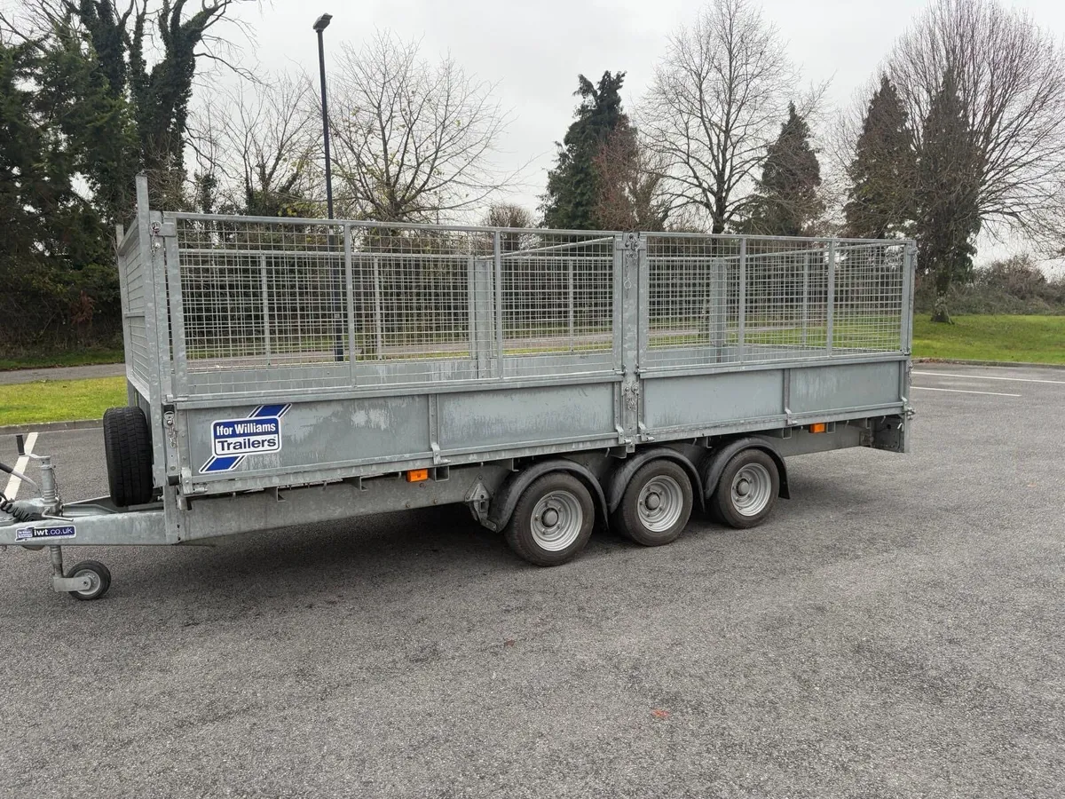 Iforwillams 16x6.6 drop side try axle trailer - Image 3