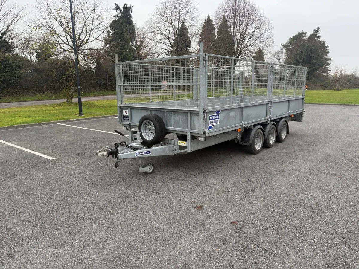 Iforwillams 16x6.6 drop side try axle trailer - Image 4