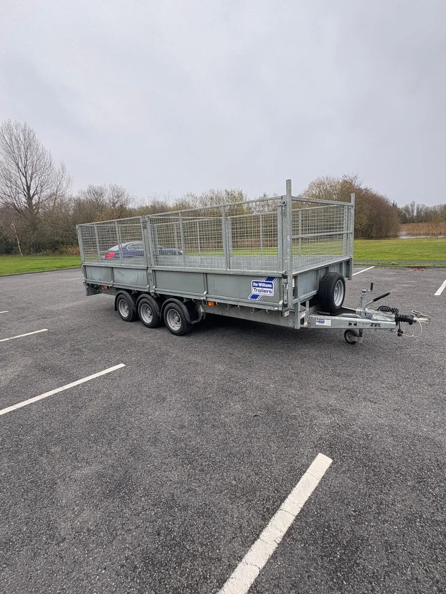 Iforwillams 16x6.6 drop side try axle trailer - Image 1