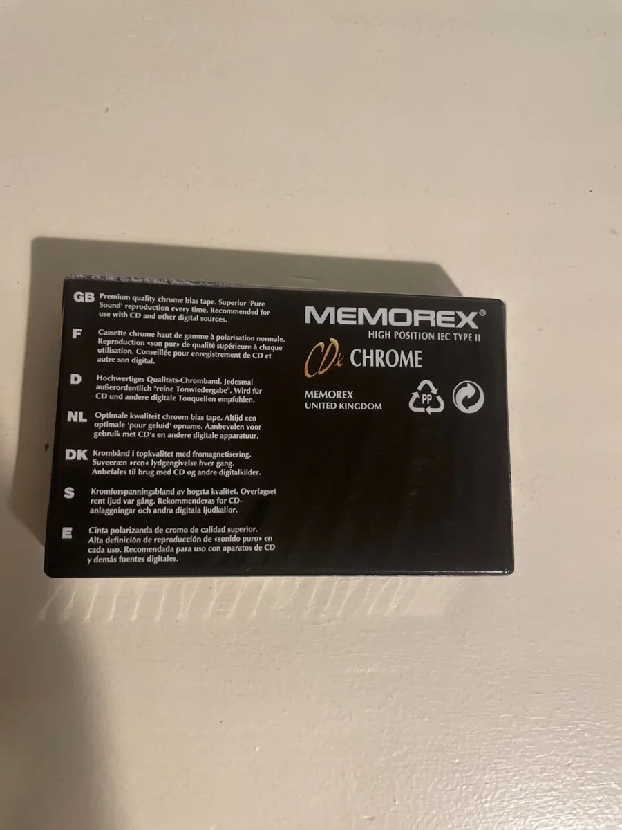 Memorex CDX Chrome 90 Cassette Sealed - Image 2