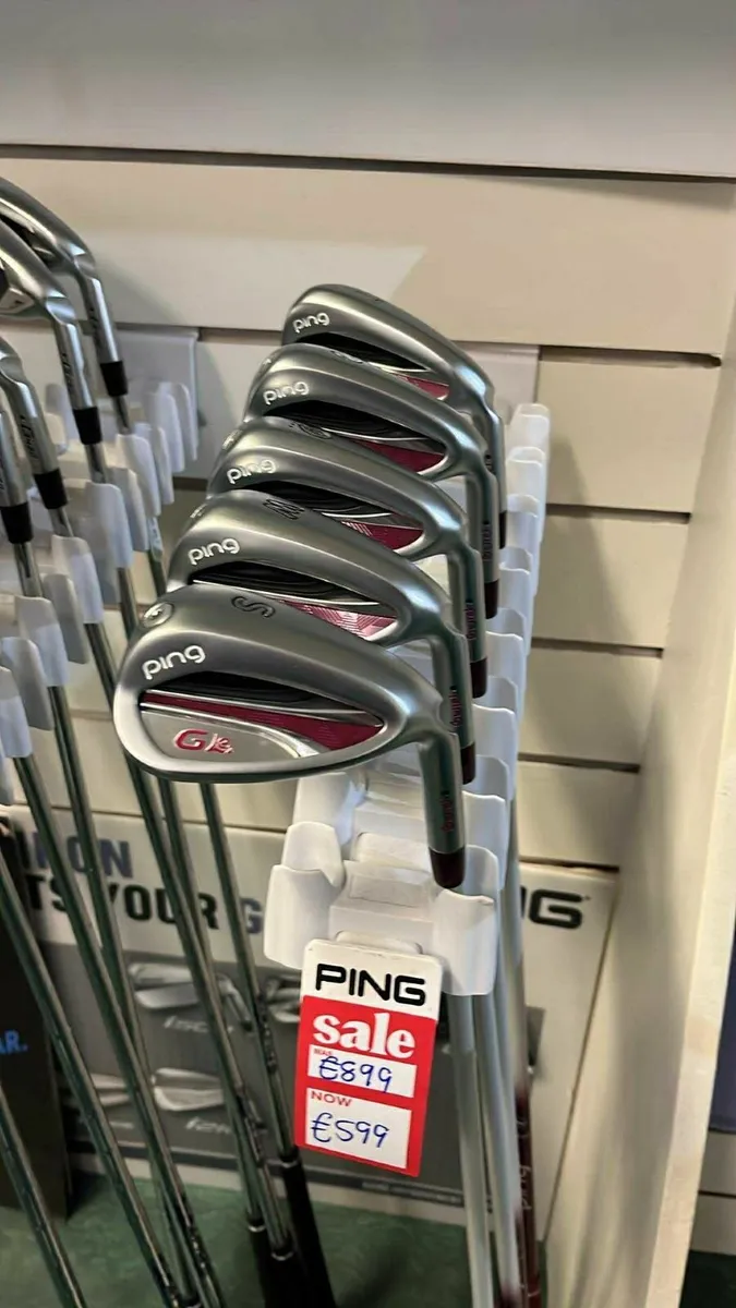 NEW LADIES Ping Gle2 Irons  7-SW NEW €899 NOW €599 - Image 3