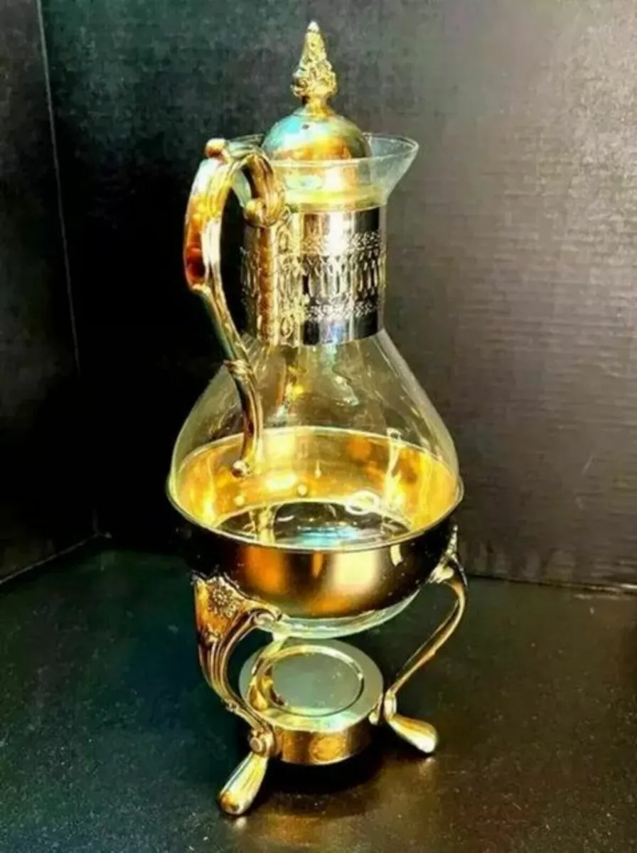 Vintage Coffee/Wine Carafe With Warmer - Image 1