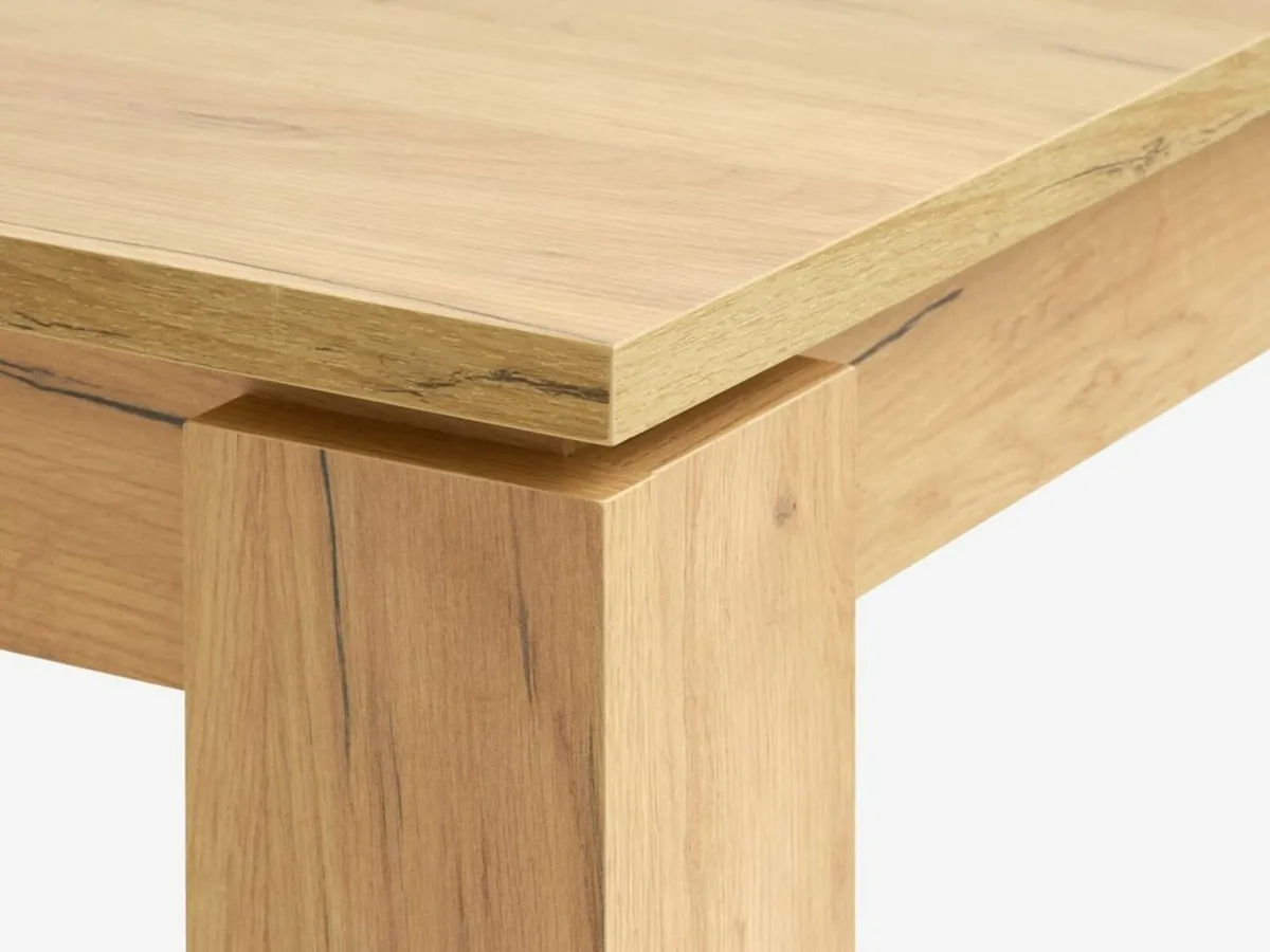 Extendable Dining Table in Wild Natural Oak - Image 4