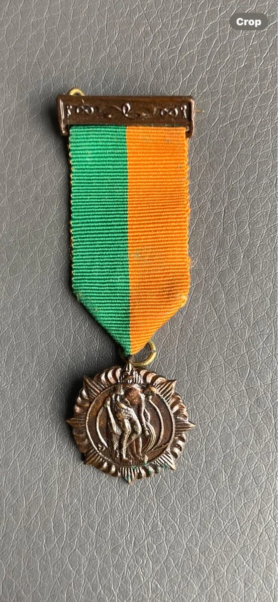 Original Rare 1916 Easter Rising Miniature Medal - Image 1