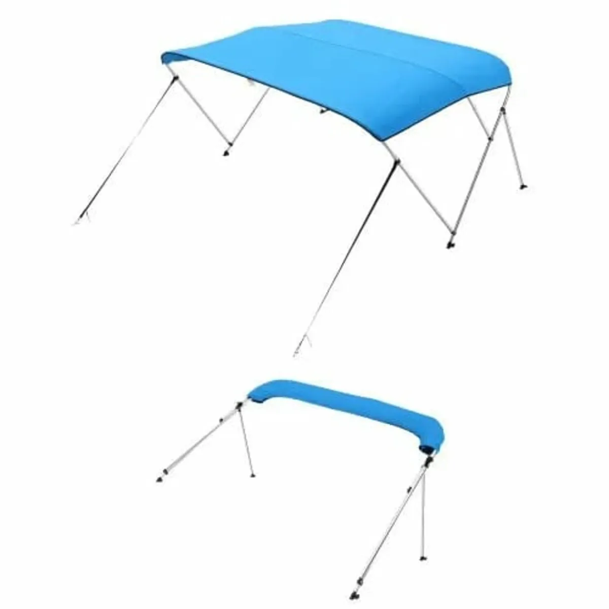 Boat Bimini Tops, 600D Polyester Canopy with Alumi - Image 1