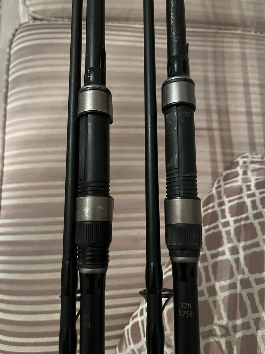 2 deadbait/carp fishing rods - Image 2