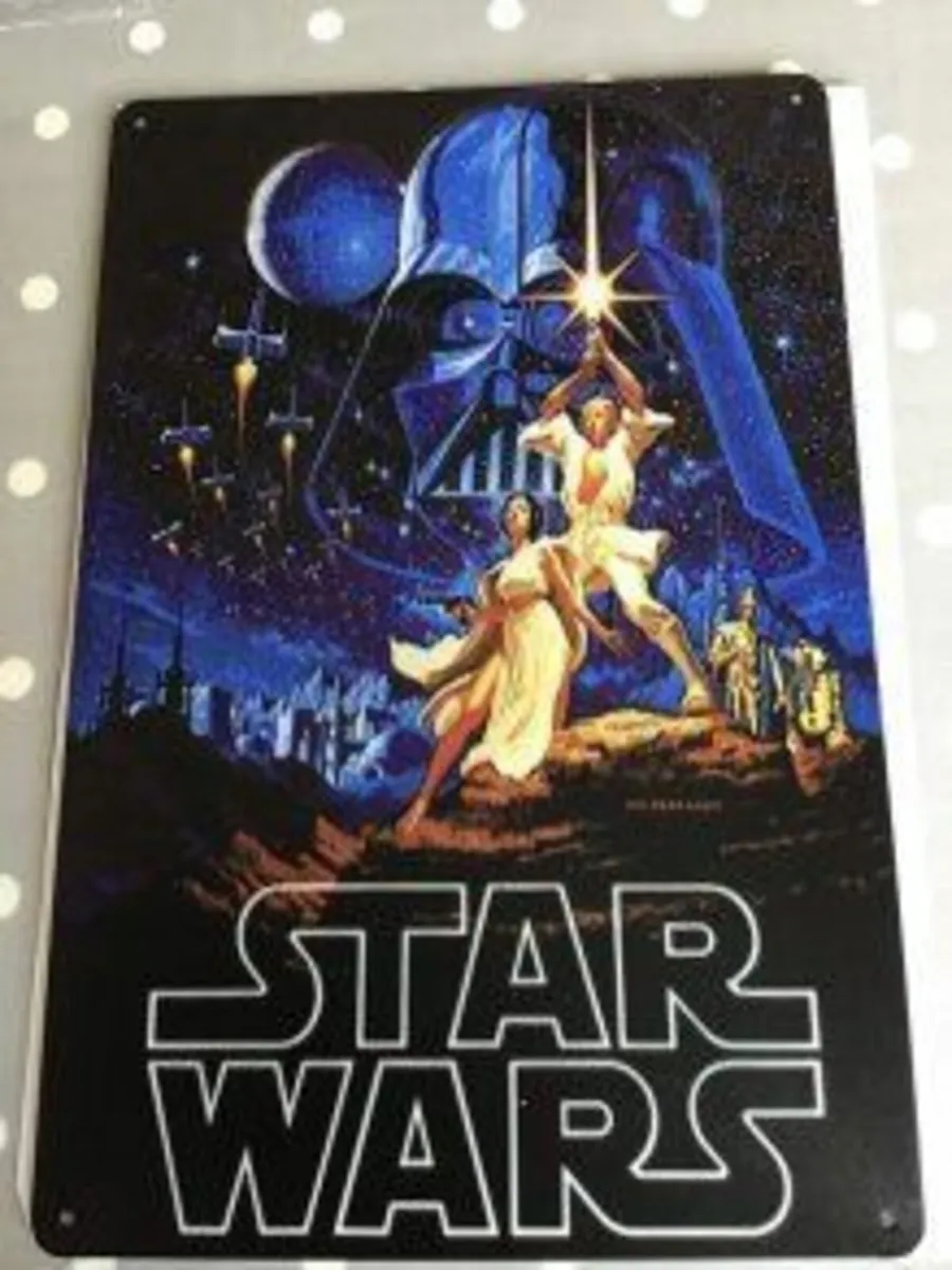 Star Wars Metal Wall Plaque