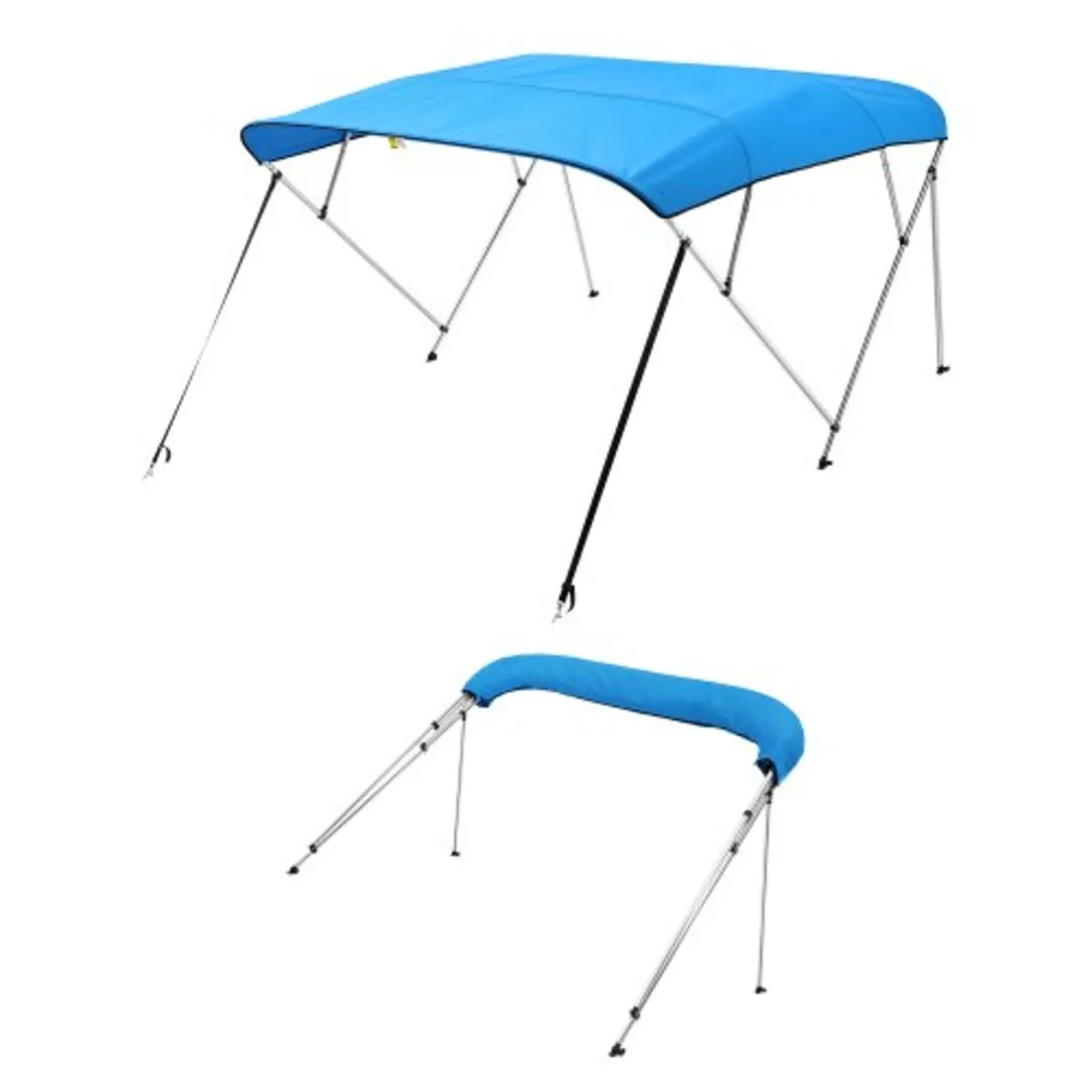 4 Bow Boat Bimini Tops, 600D Polyester Canopy with - Image 1