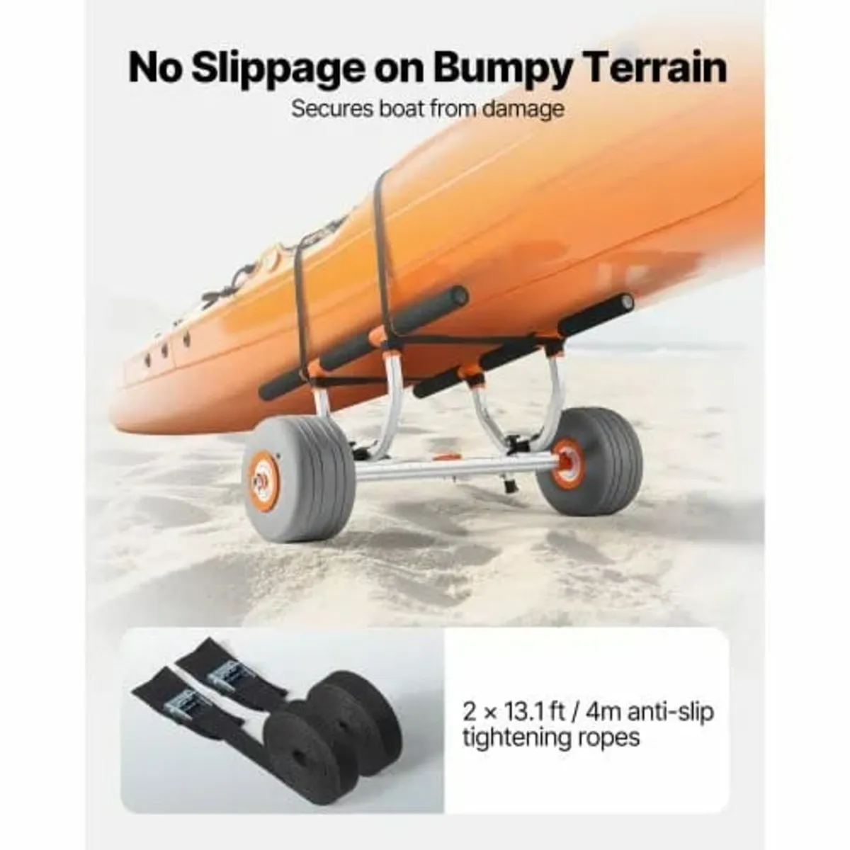 Kayak Cart, 158.8 kg Load Capacity, Kayak Trolley - Image 2