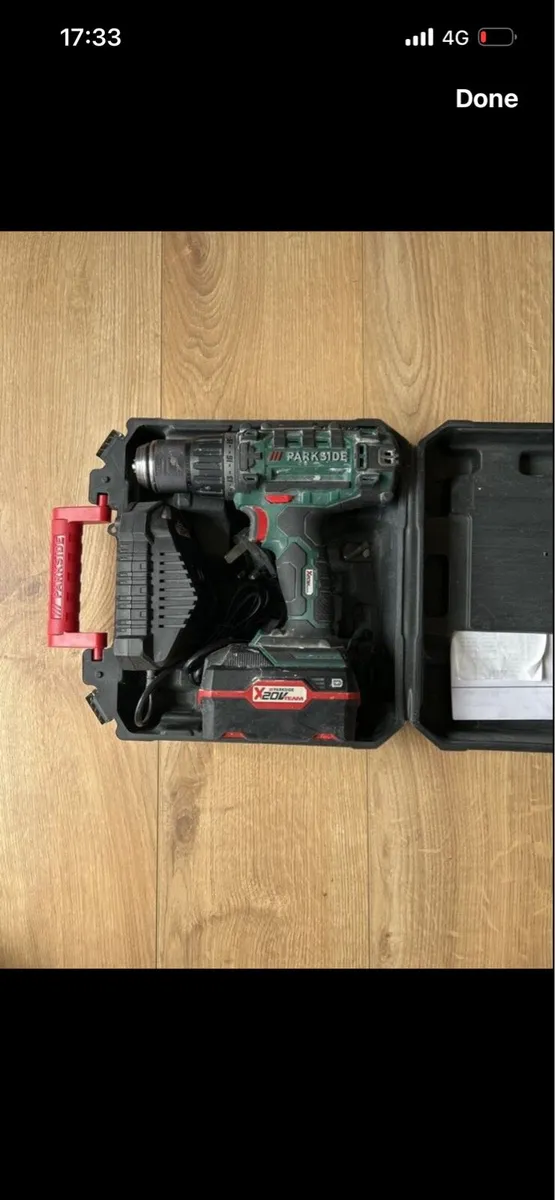 Parkside drill and battery