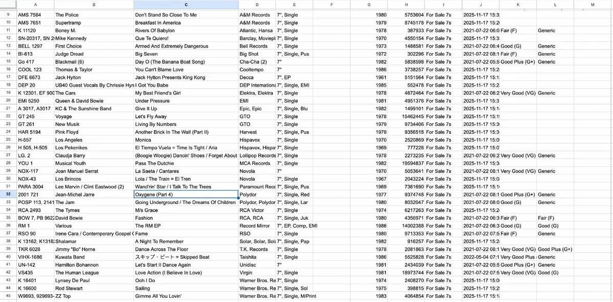 Lot of 37 7" Vinyl Records - Image 2