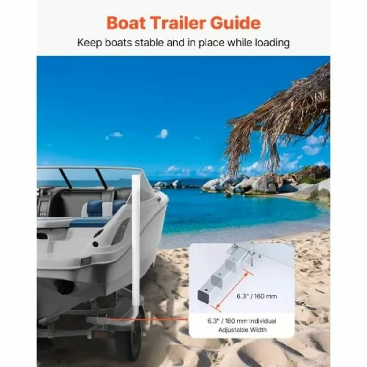 Boat Trailer Guide, 1219.2mm Adjustable Design Tra - Image 3