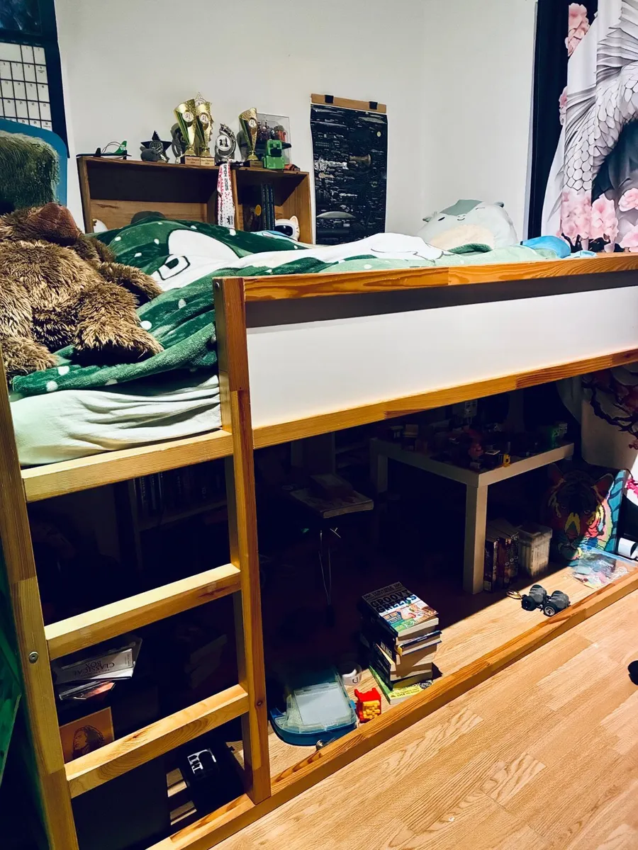 IKEA Kura reversible bed with IKEA foam mattress - Image 1