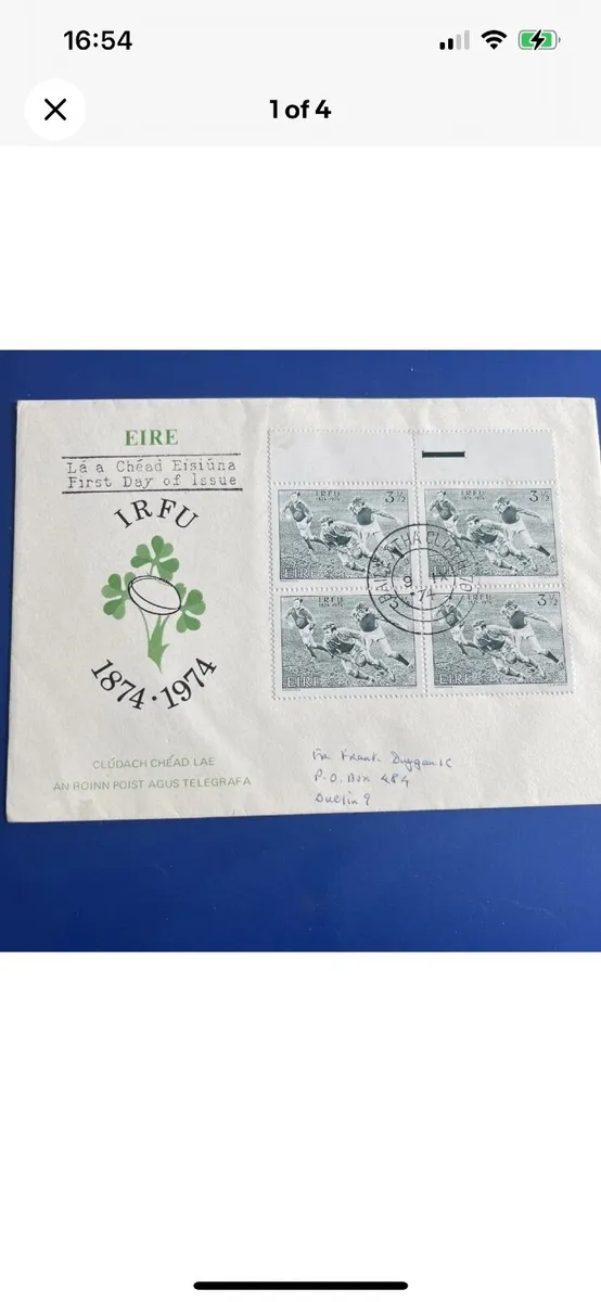 Stamps first day cover