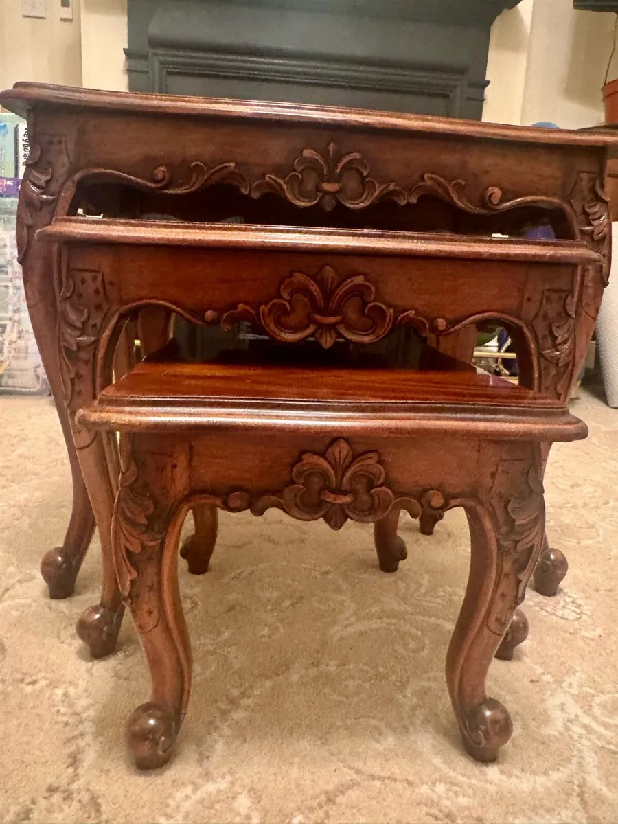 Antique Nest of Tables - Image 2