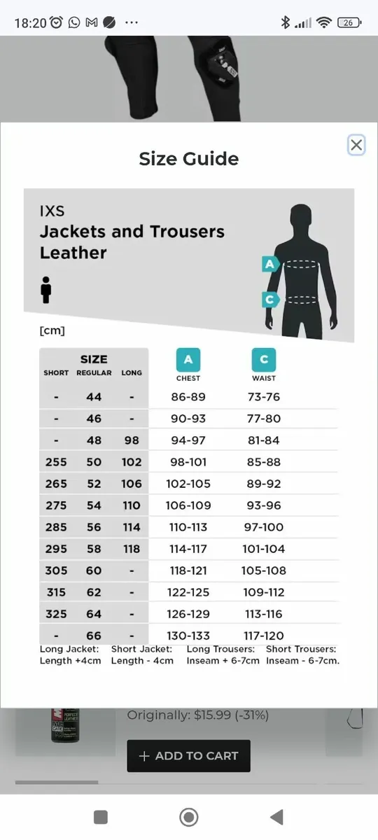 Ixs rs 800 2 piece suit - Image 2