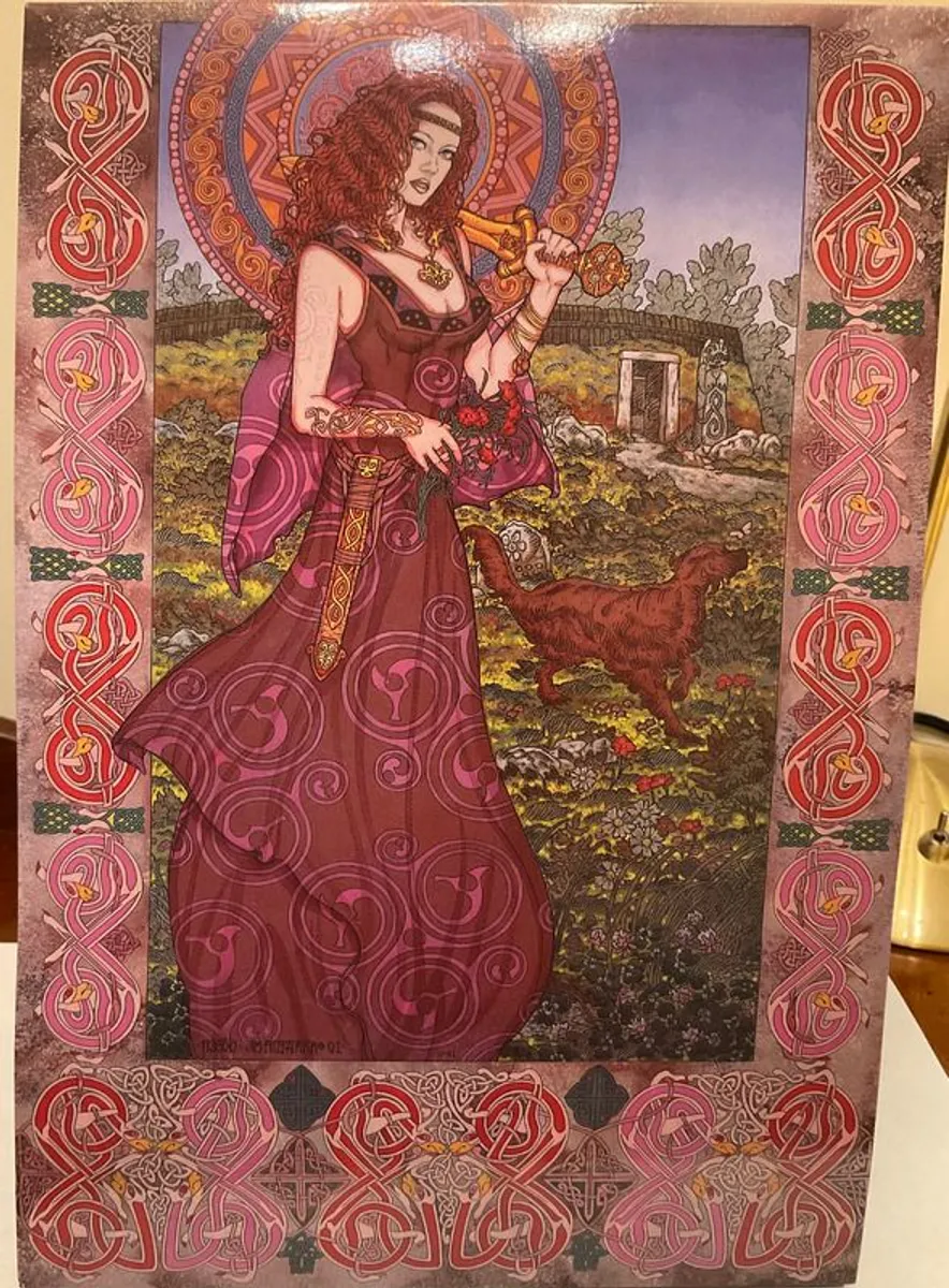 Irish Queen Maeve Pound Bank Note & Proof Coin Set - Image 1