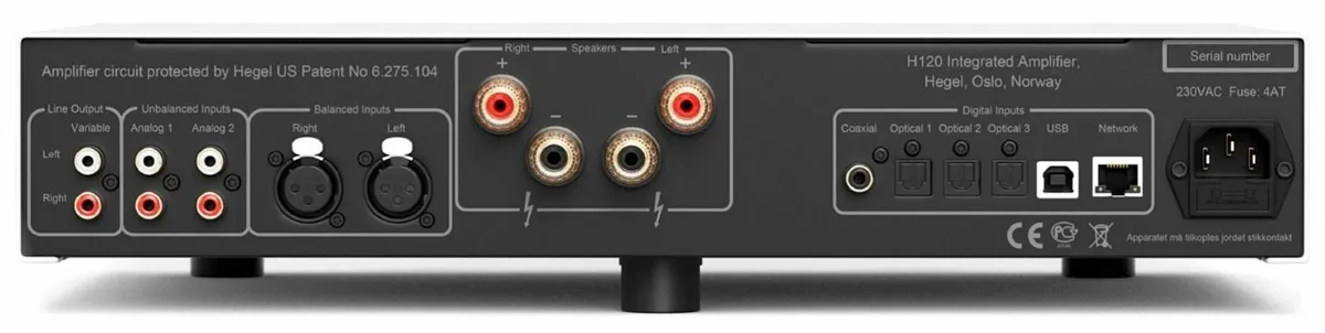 Hegel H120 Integrated Amplifier White - Image 2