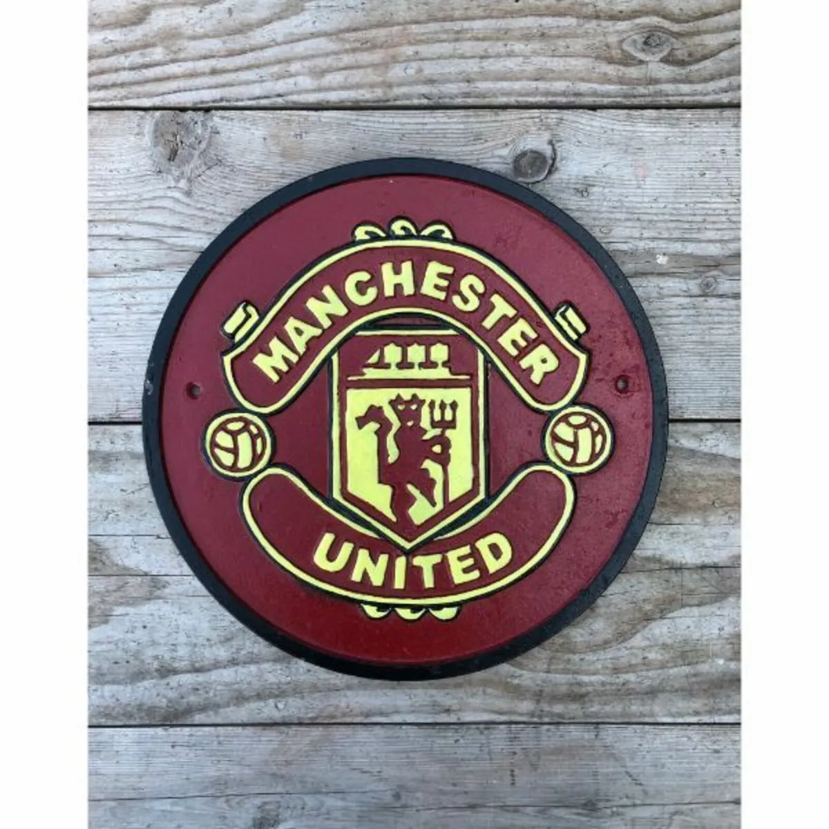 Manchester United – Crest – Cast Iron – HS239