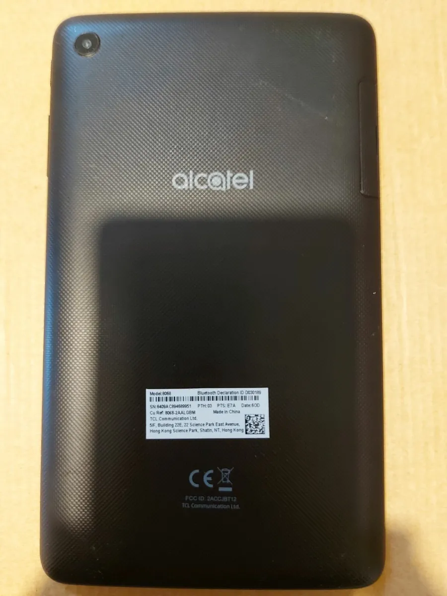 Alcatel 7 inch Tablet, Model 8068_EEA, 16GB - Image 2