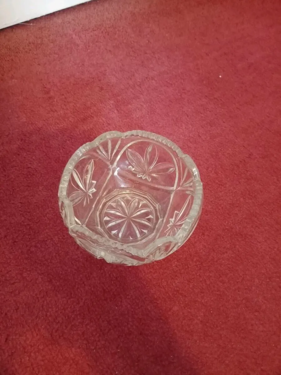 Vintage Cut glass sugar bowl - Image 2