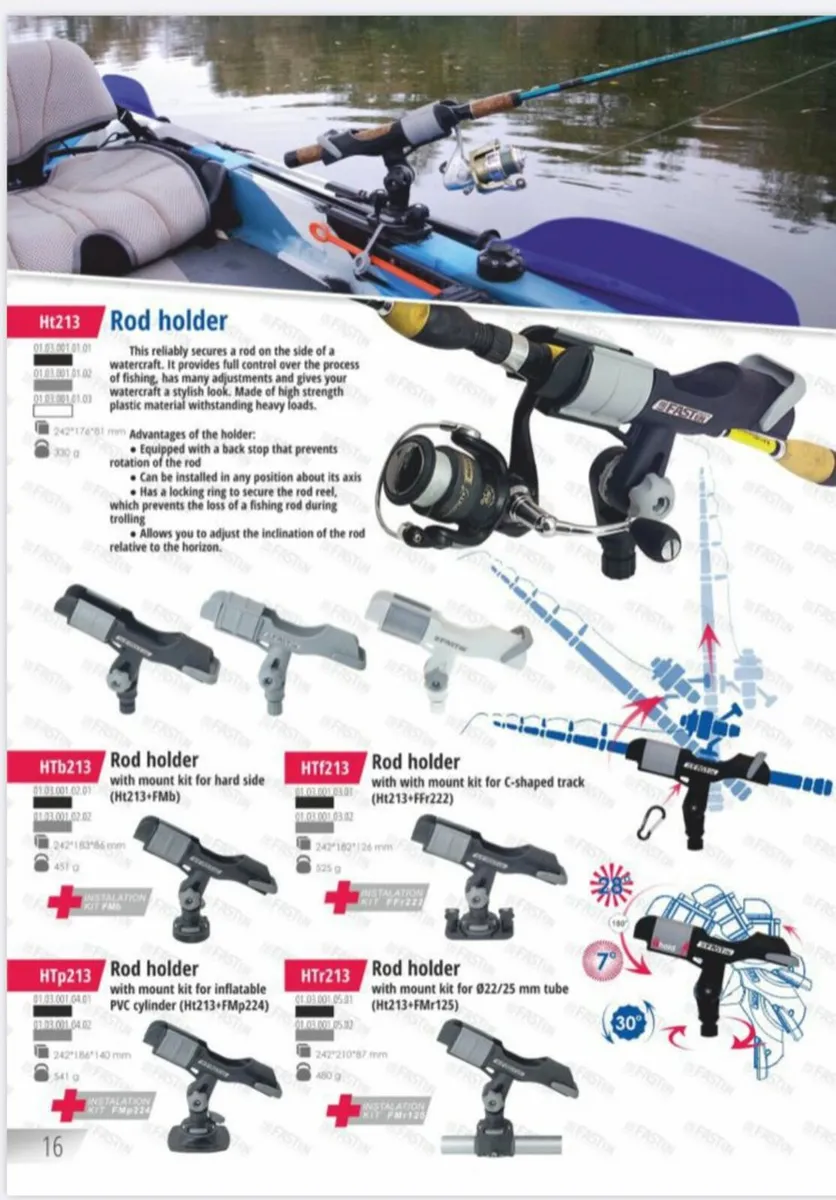 Rod holders ( kayaks , boats ) Borika Fasten - Image 4