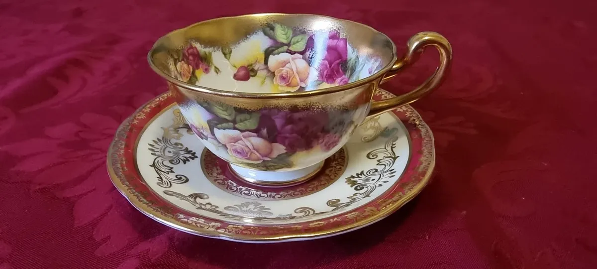 Royal Chelsea Golden Rose & Aynsley Cup&Saucer Mix - Image 2