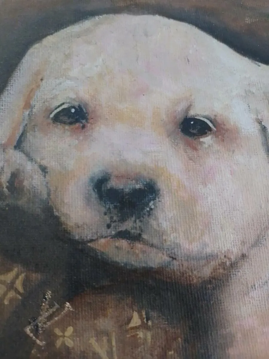 Jayne Daley original Painting, Louis Vuitton Labra - Image 3