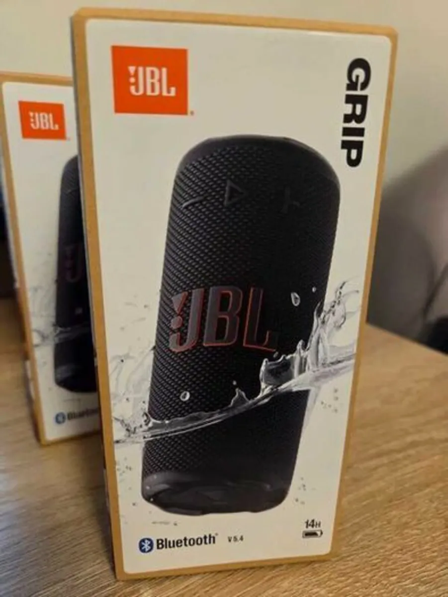 JBL Grip Portable Bluetooth Speaker - Black - NEW