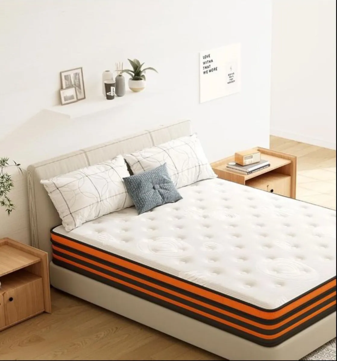 5FT King Size Mattress,10 Inch Medium Firm Gel Mem