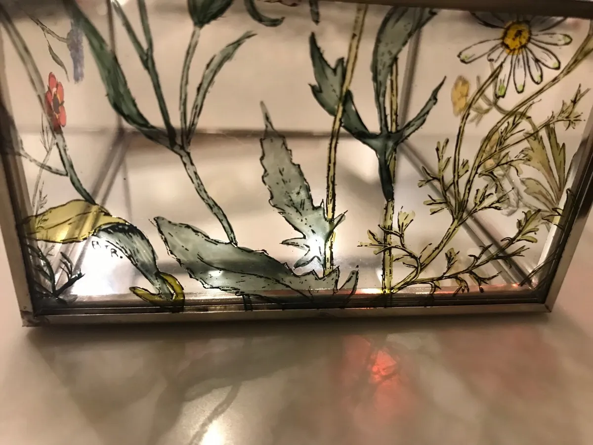 Stained glass mirror box - Image 3
