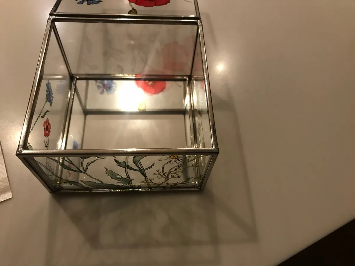 Stained glass mirror box - Image 4