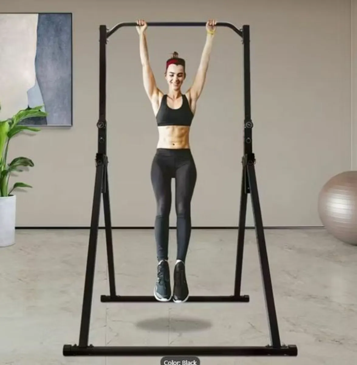 Pull-Up Bar Heavy Duty 200kg Capacity Adjustable G - Image 1