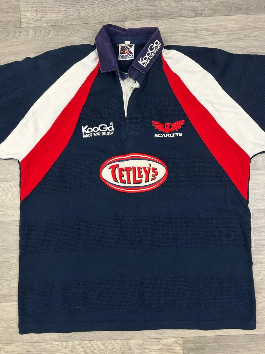 Vintage 2001 Kooga Lianelli Scarlets Rugby Jersey - Image 2