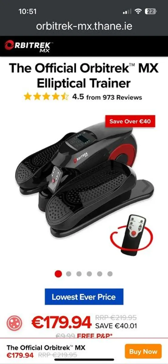 step exercising Orbitrek - Image 3